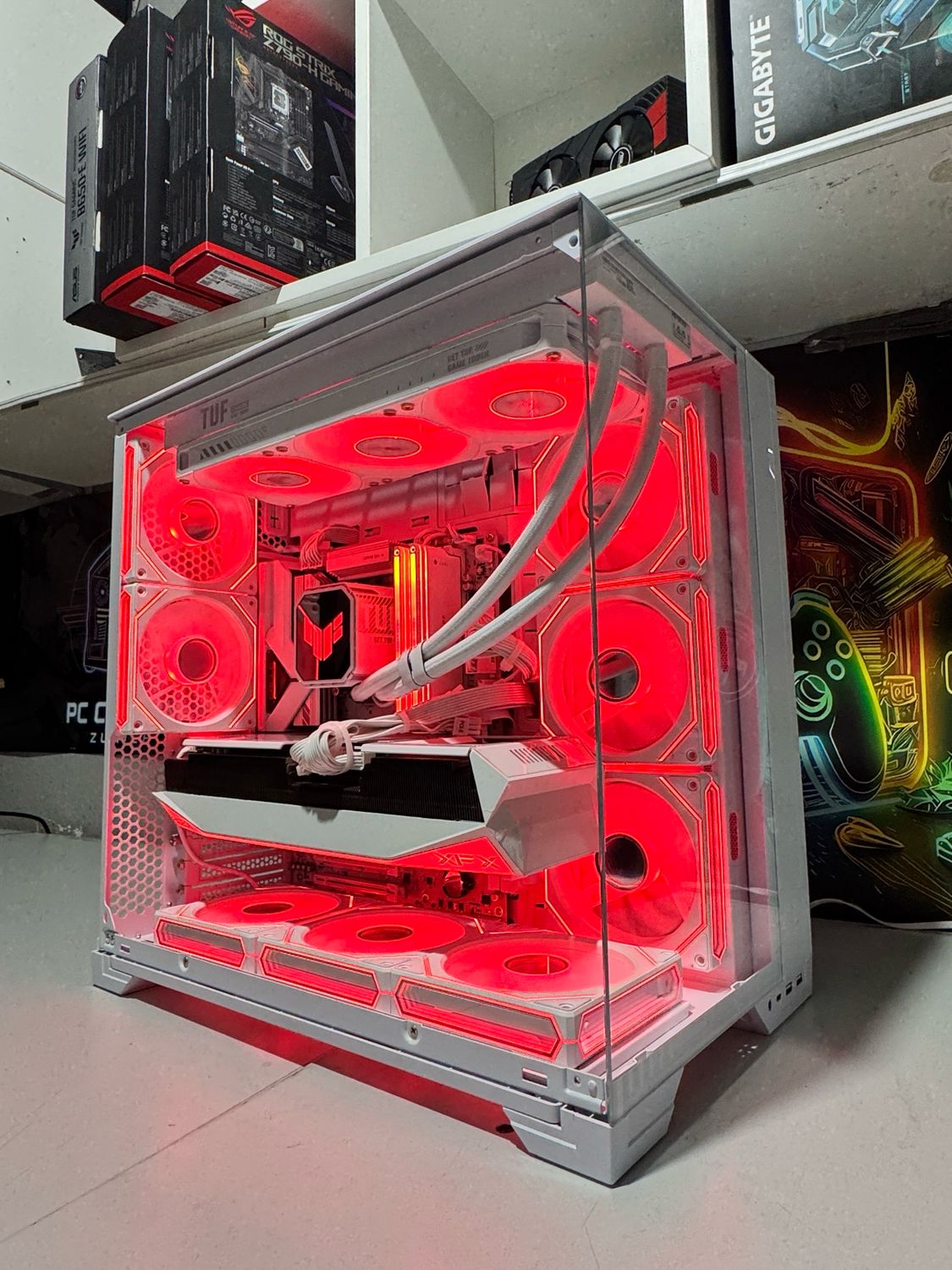 Gaming PC Stelaris AMD Setup RX9070XT 16 GB  Oc +7800X3D 32 Gb Ram +1 Tb Ssd