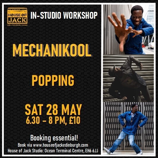 Mechanikool Popping Workshop, Sat 28 May, 6.30 - 8 pm