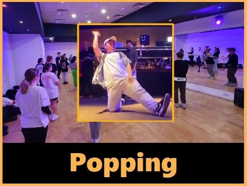 Popping with Oscar, open level, 5-6pm, Saturday 4th July