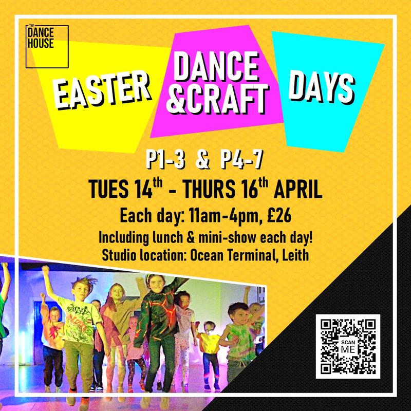Easter Dance &amp; Craft Day Camp P4-7: Wed 15 April 2026