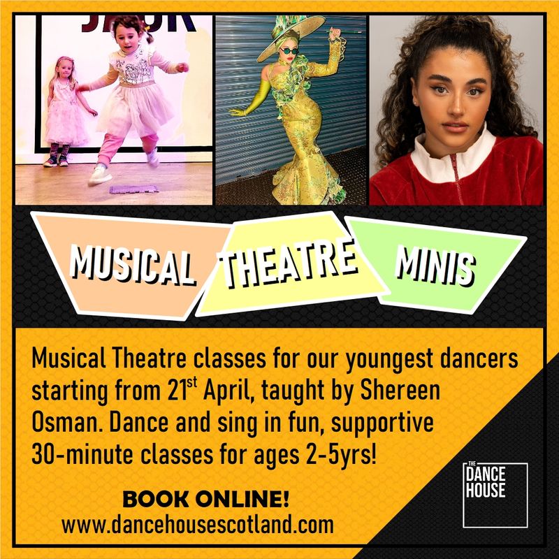 Musical Theatre Minis, Mon 3.30pm, 2yrs+: April-June