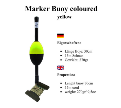 Marqueur bouée Poseidon jaune/orange/vert