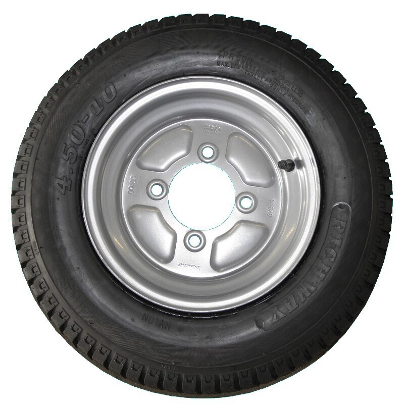 Roue de secours complète 450x10 (10 pouces)