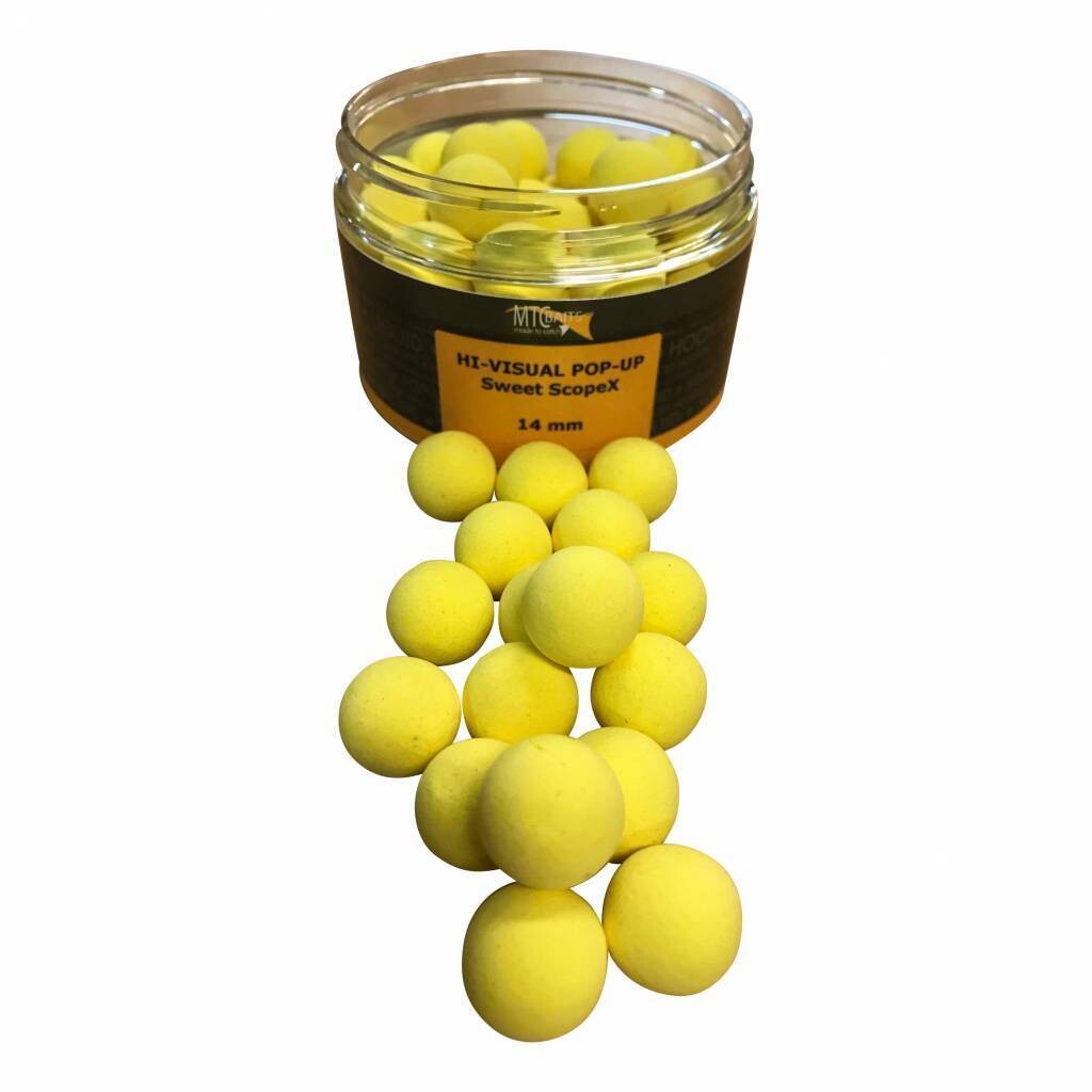 Pop-up sweet ScopeX (jaune) MTC Baits 14 mm