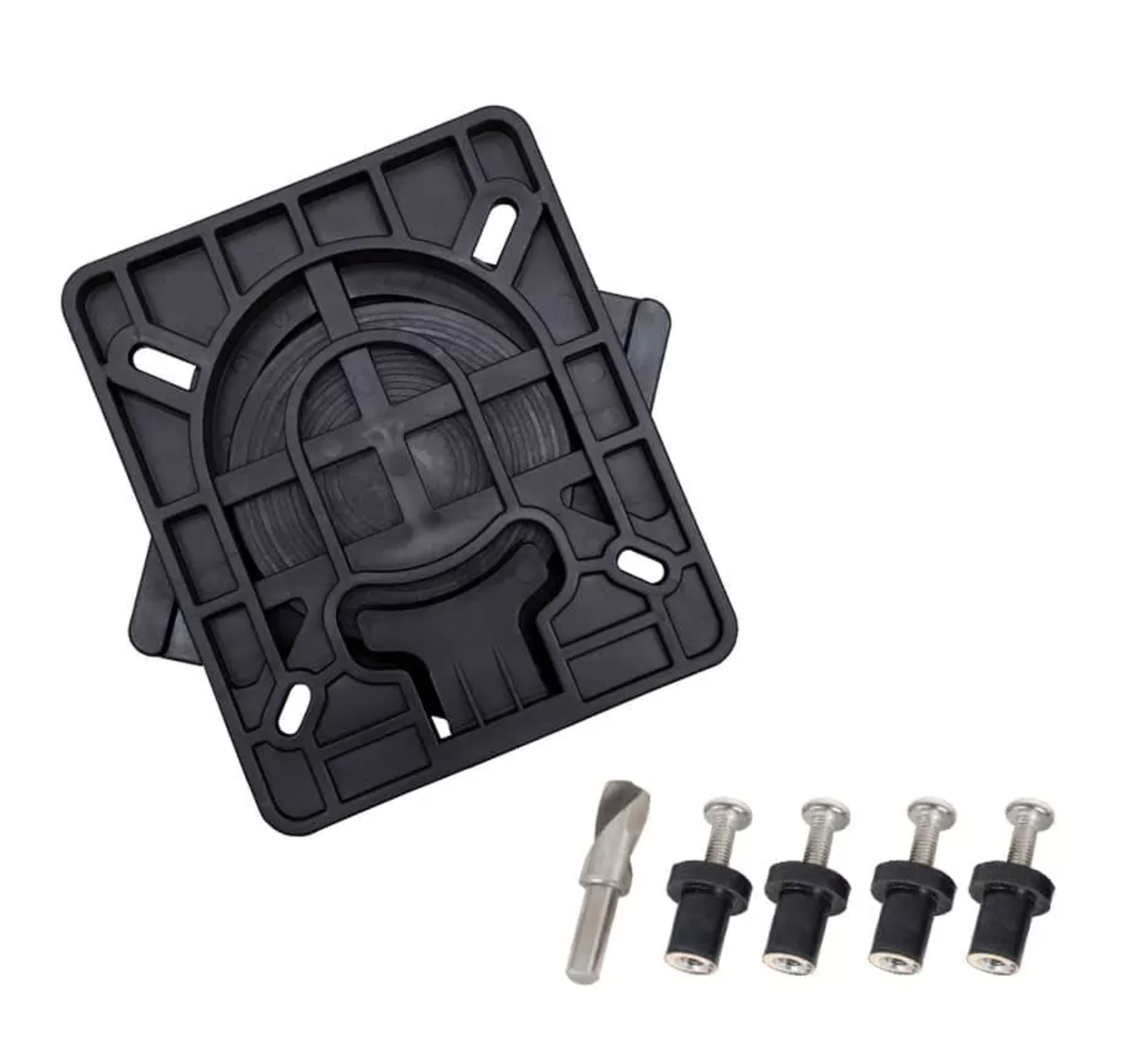 Platine de fixation pivotante universelle avec système de déconnexion rapide avec système ancrage