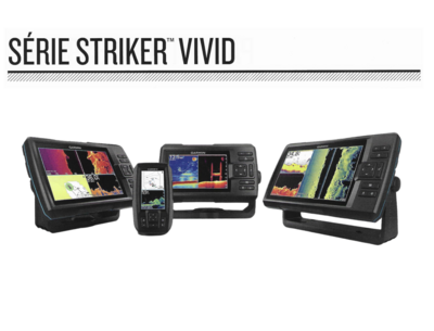 Echosondeur Garmin série Striker Vivid
