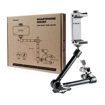 Deeper Support Smartphone Articulé Pour Float Tube Et Kayak