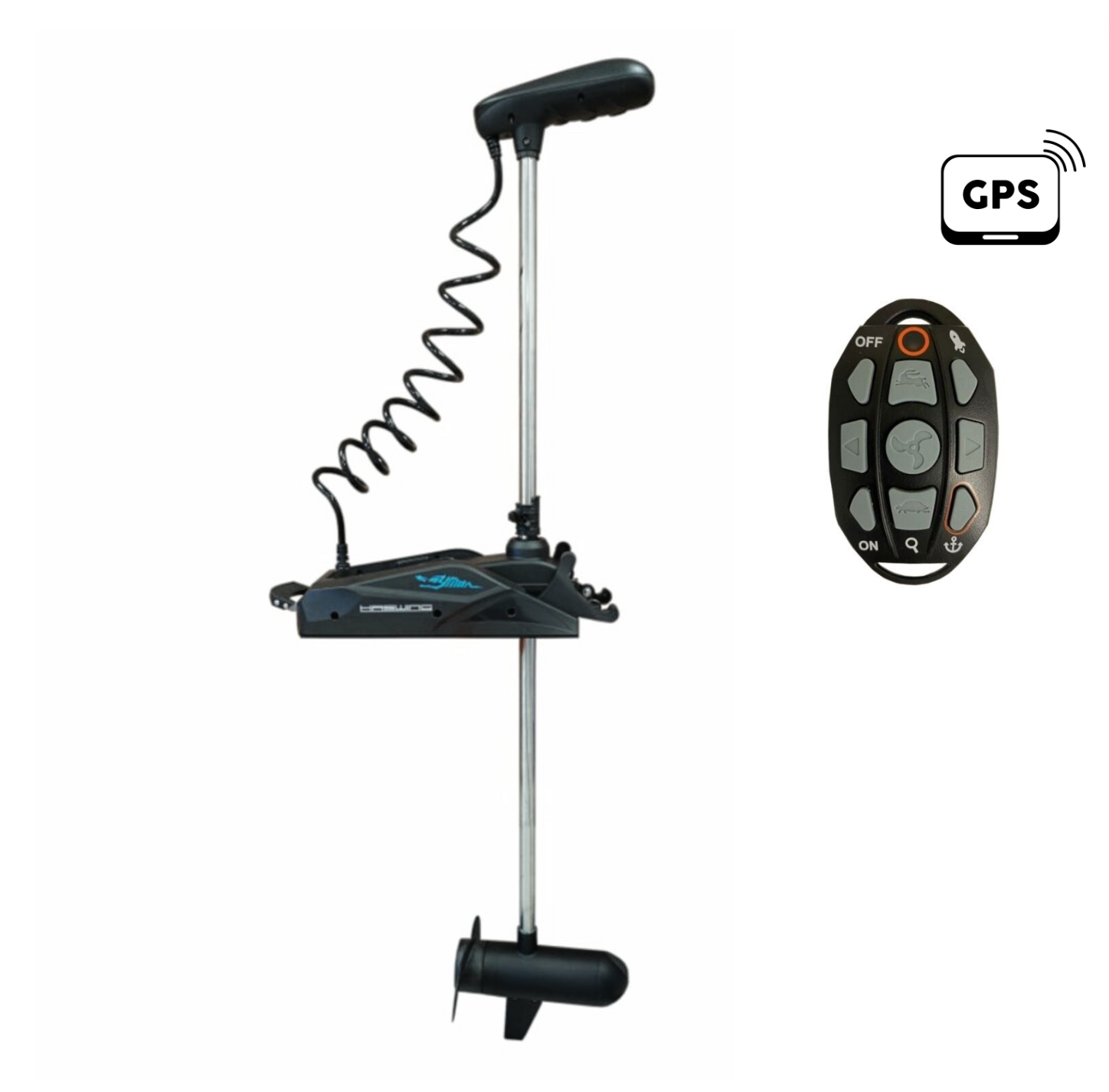 Moteur électrique Cayman B - 80 Lbs - 24 V - GPS version G1.6 - arbre 152cm