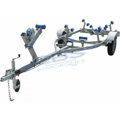 Remorque bateau pour semi-rigide