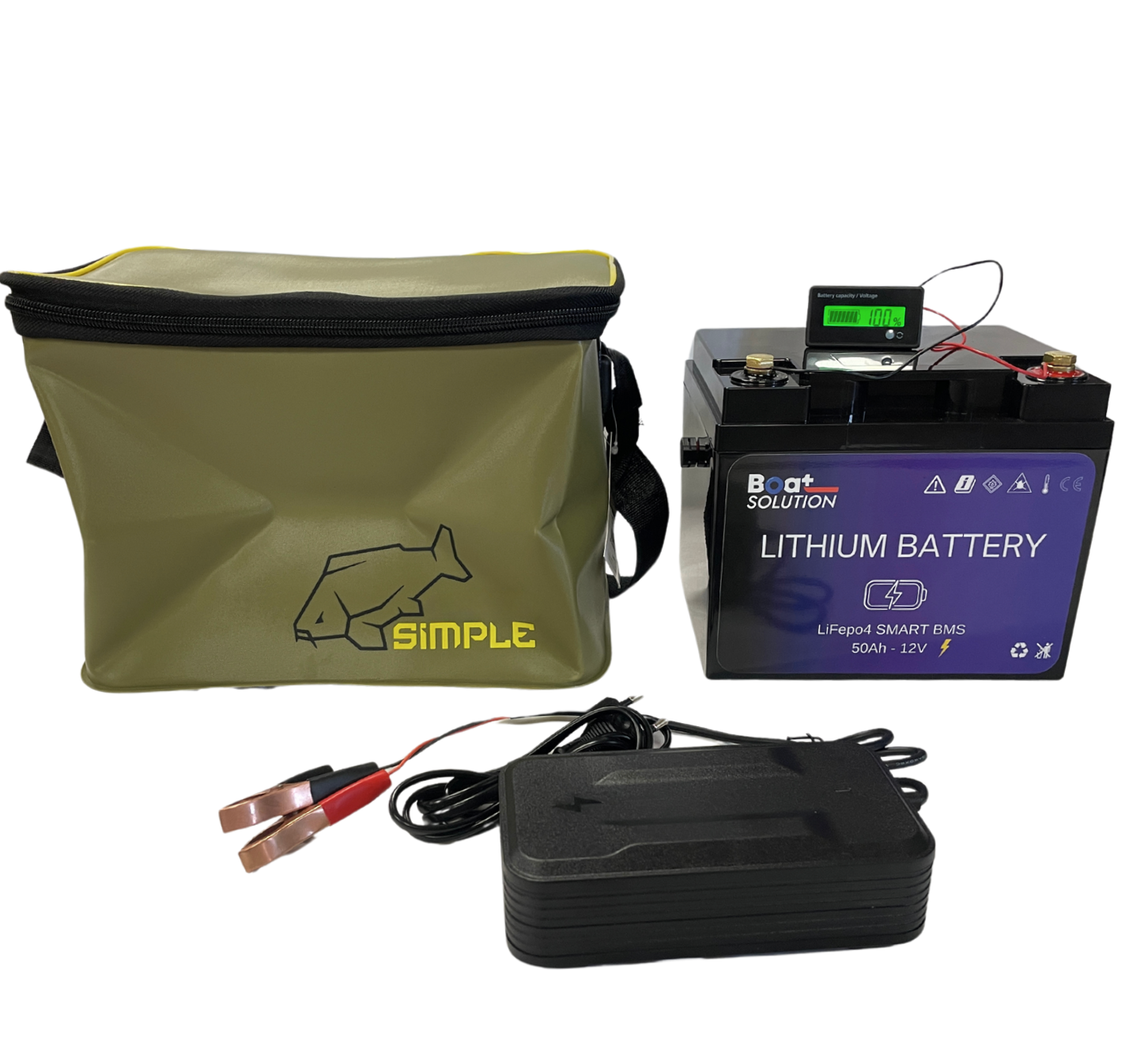 Batterie lithium Lifepo4 12V 50A Boat Solution France