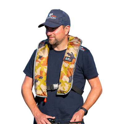 Gilet de sauvetage automatique camouflage Boat Solution