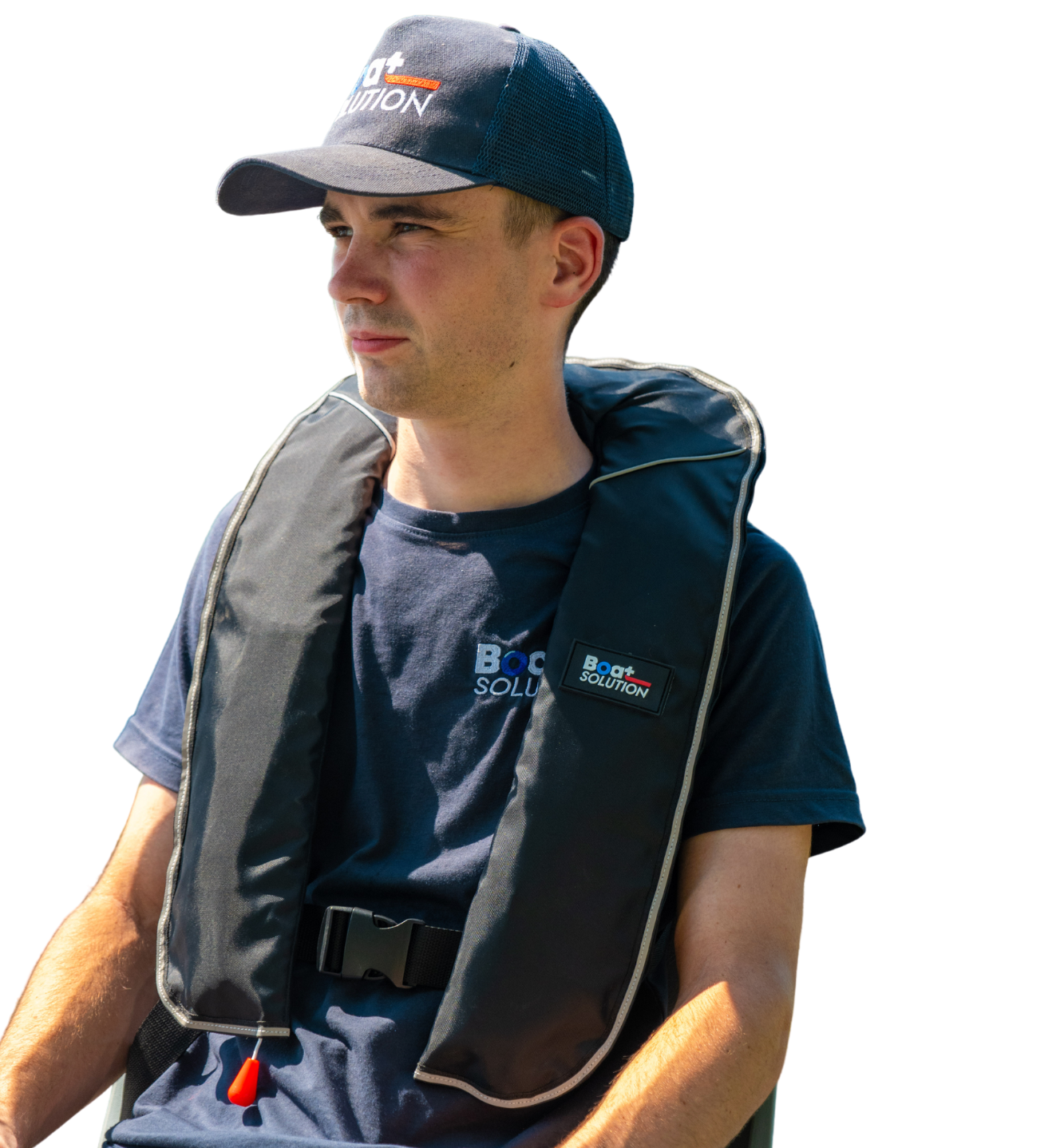 Gilet de sauvetage automatique noir Boat Solution