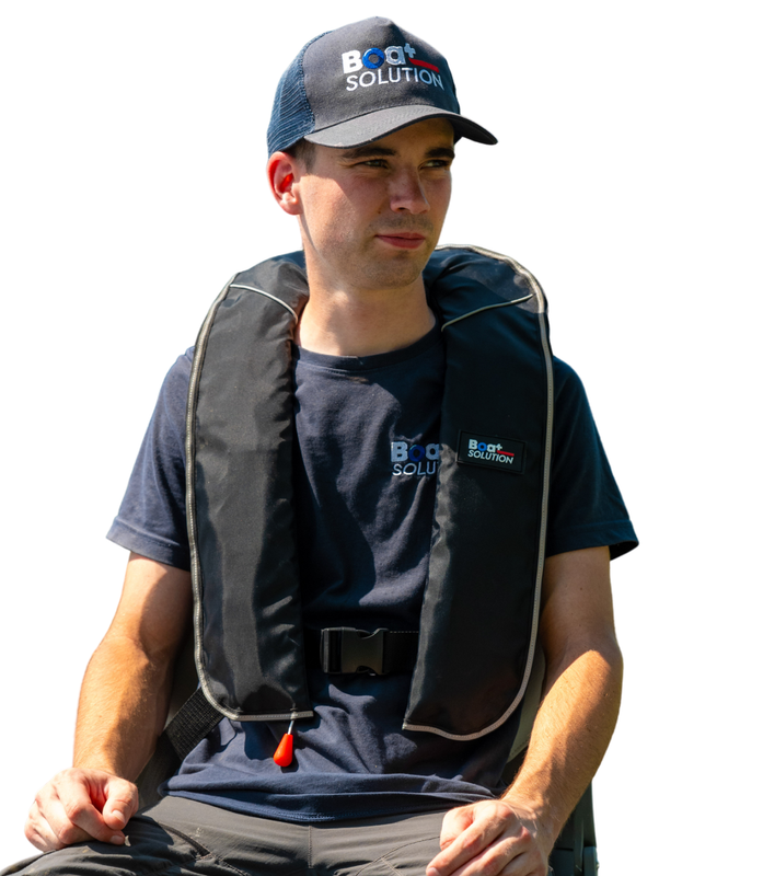 Gilet de sauvetage automatique noir Boat Solution