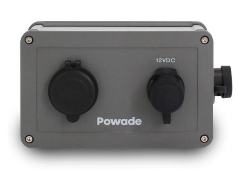 Boitier additionnel POWADE avec sortie régulée et sortie USB