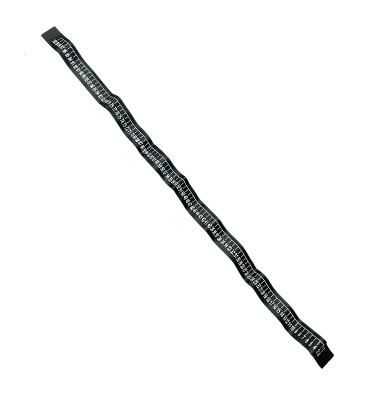 toile PVC graduée sur 1 m à coller sur les embarcations pneumatiques (colle et pinceau fournis)