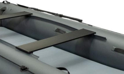 Banc en aluminium noir pour bateau pneumatique des gammes Premium 2.0 / 3.0 et Nautic 1.0 / 2.0 | Boat Solution France