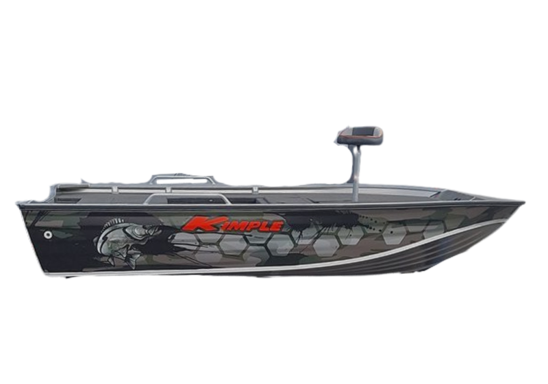 Barque KIMPLE Hunter 395 MS avec kit deco Barque KIMPLE Hunter 395 MS avec kit deco