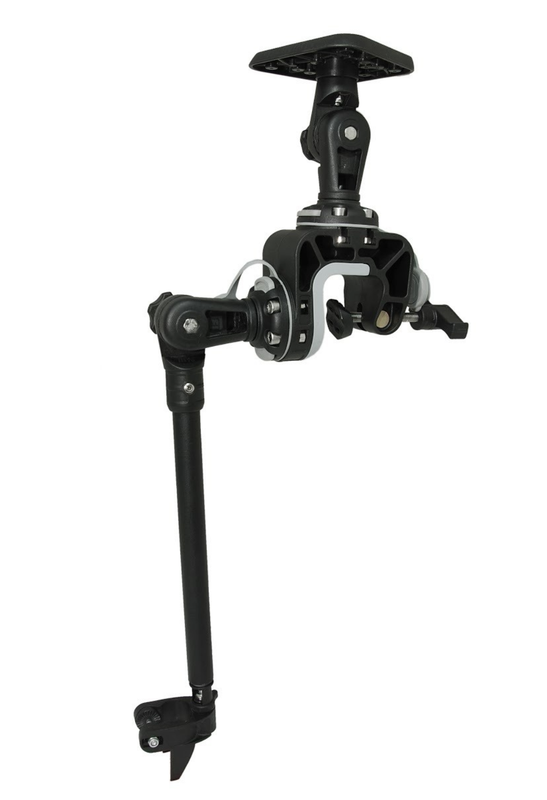 Support échosondeur avec tablette carrée orientable | Fasten Borika