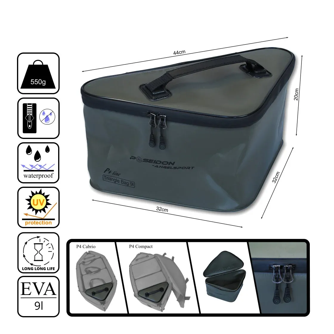 Sac EVA Poseidon P4 Line Triangle Bag