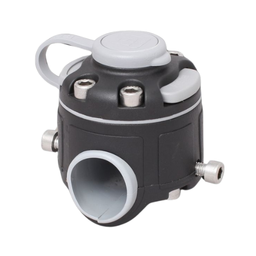 Embase Fast-clip tube rond Ø30/32 mm | Fasten Borika