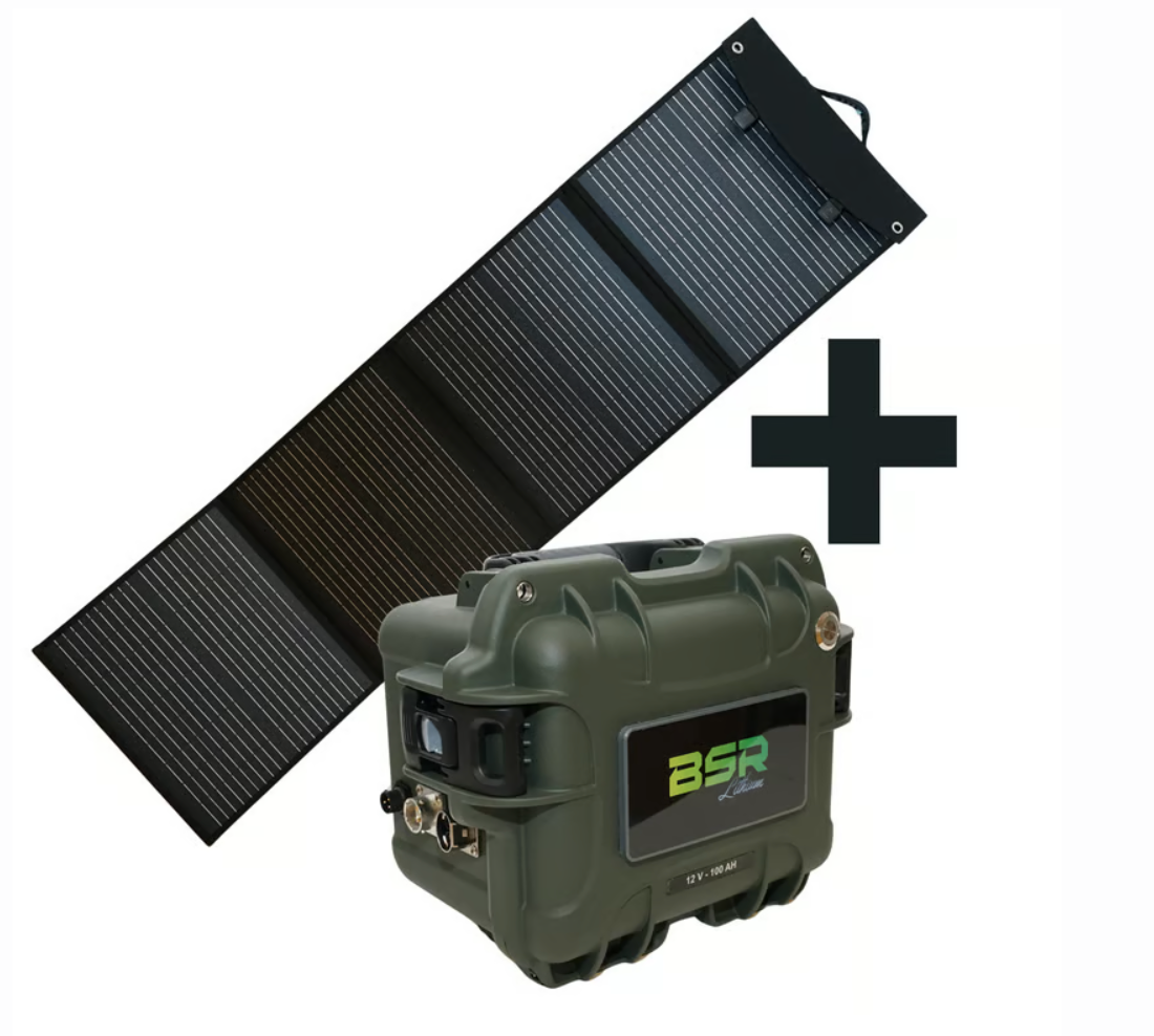 Batterie Lithium BSR Valise PRESTIGE PLUS Gen3 12V/100 Ah + Panneau Solaire 120w +chargeur