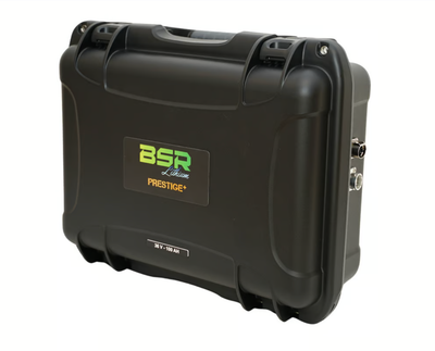 Batterie Lithium BSR Valise PRESTIGE PLUS Gen3 36V/100 Ah + chargeur + prise sondeur Batterie Lithium BSR Valise PRESTIGE PLUS Gen3 36V/100 Ah + chargeur + prise sondeur