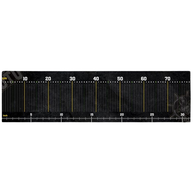 Toile PVC graduée 800mm ou 1200mm à coller sur les embarcations pneumatiques (colle et pinceau fournis)