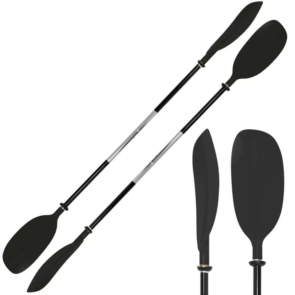 Pagaie de kayak asymétrique (Manche Déclipsable)