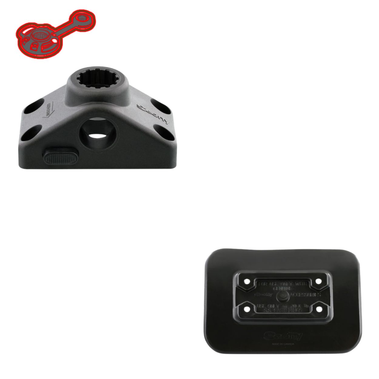 Plateforme avec clip rapide à coller | Scotty