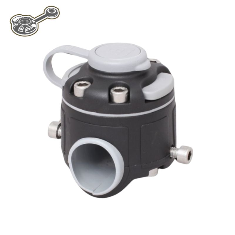 Embase Fast-clip tube rond Ø30/32 mm | Fasten Borika