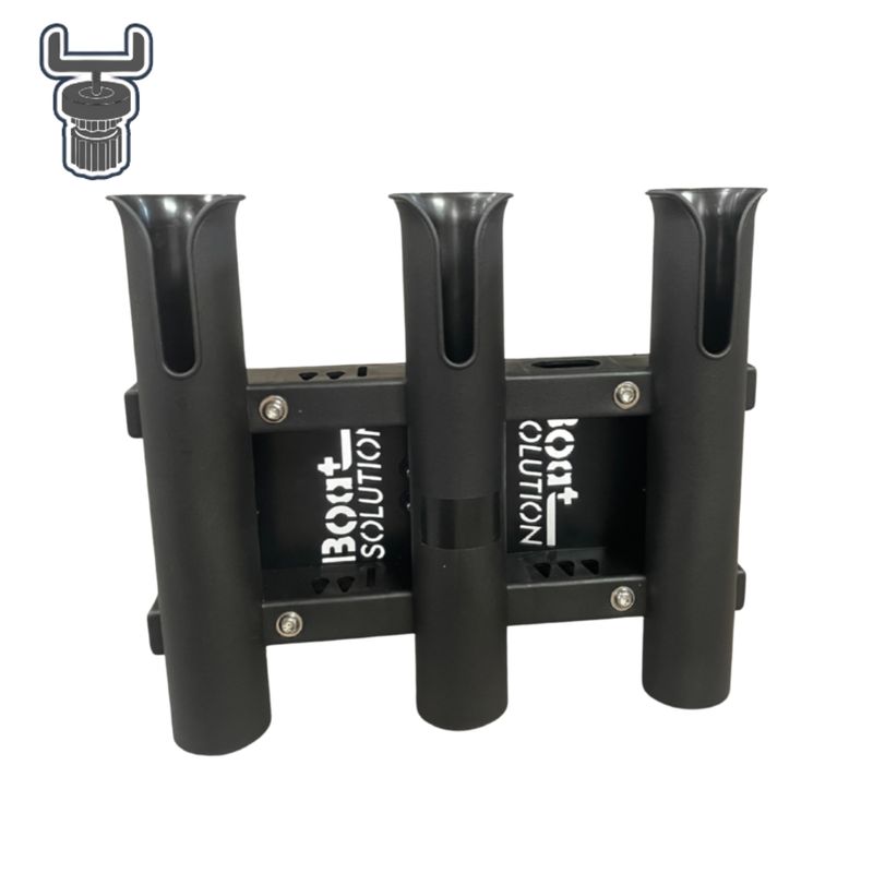 Support 3 cannes avec fixation Orientable Fasten Borika | Boat Solution France