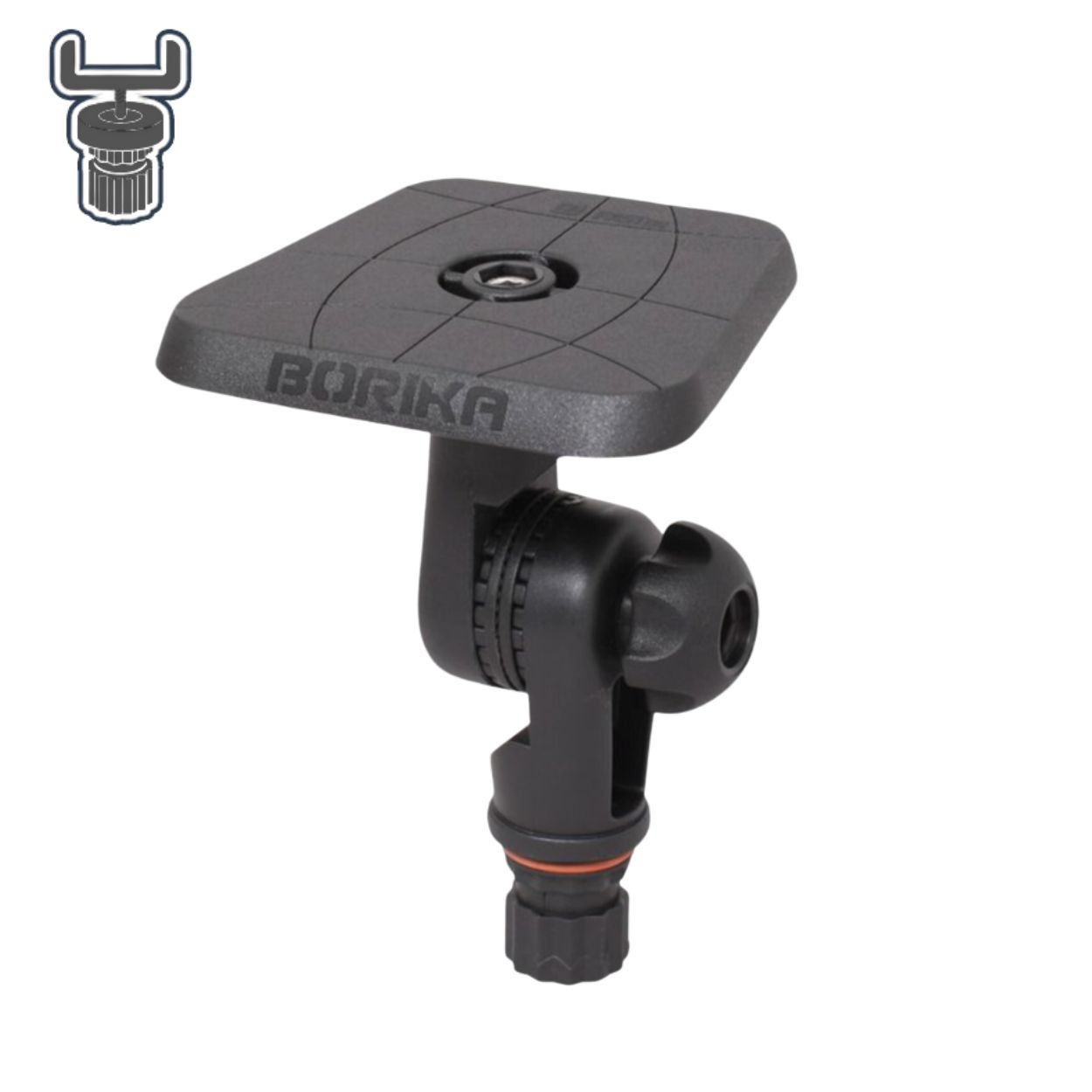 Tablette  carrée orientable | Fasten Borika