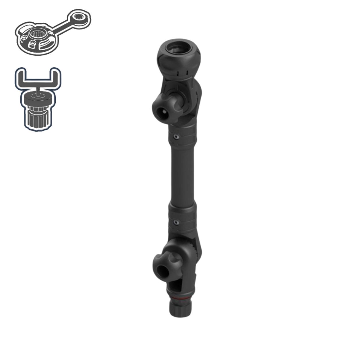 Réhausse inclinable 205mm | Fasten Borika