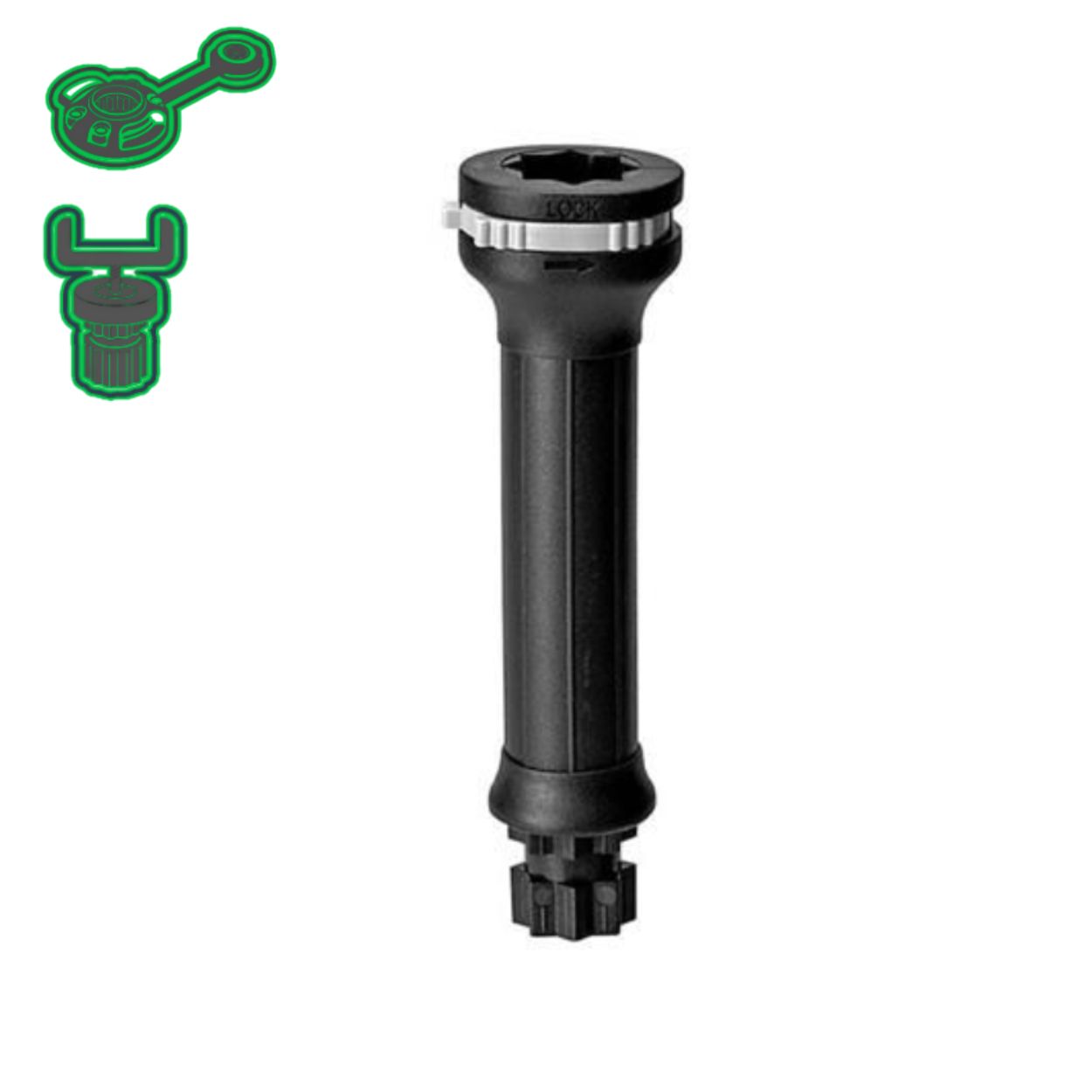 Extension 125 mm  Fixed Extender | RAILBLAZA