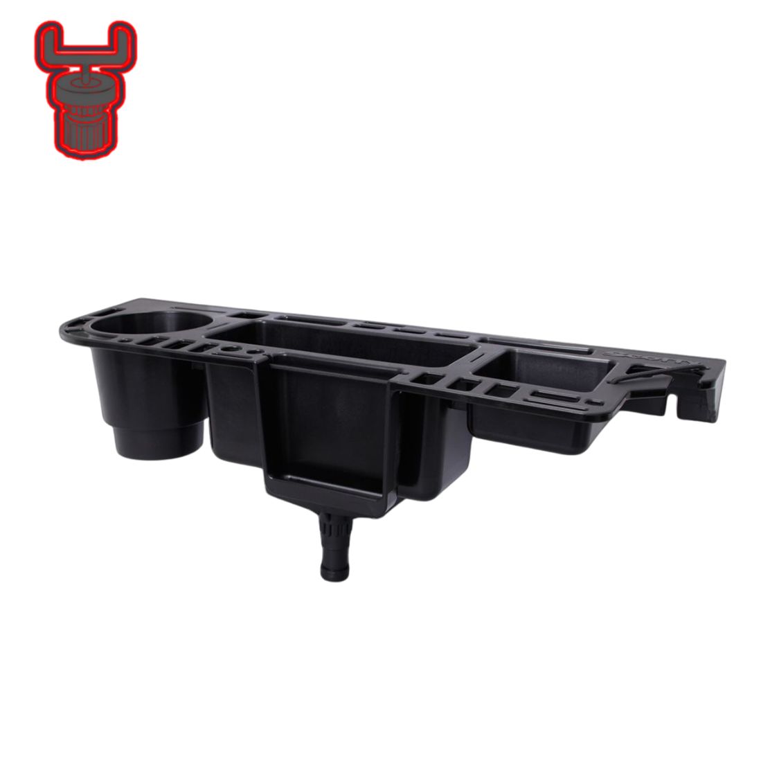 Plateau porte-boissons, téléphone portable et ustensiles de pêche avec aimant | Scotty