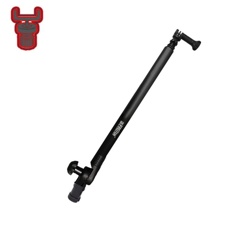 Tige support GoPro (1100 mm) Fasten Borika avec adaptateur de fixation Scotty
