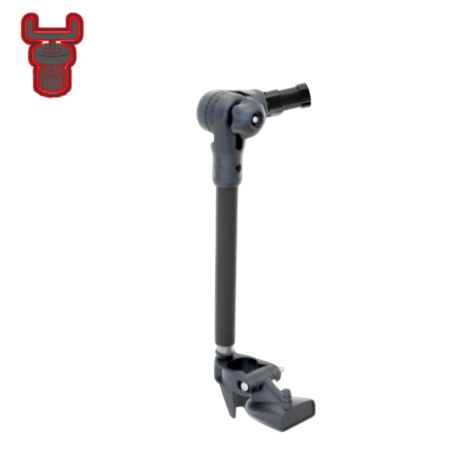 Tige réglable sonde échosondeur Fasten Borika avec adaptateur de fixation Scotty