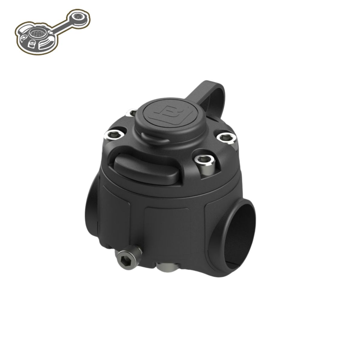 Embase Fast-clip tube rond Ø30/32 mm | Fasten Borika