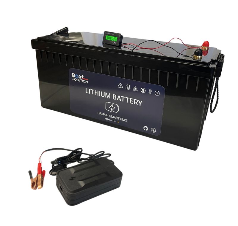 Batterie lithium Lifepo4 24V 100A Boat Solution France