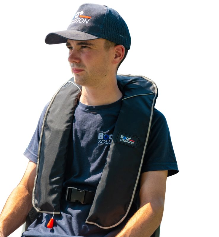 Gilet de sauvetage automatique noir Boat Solution