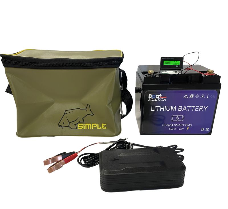 Batterie lithium Lifepo4 12V 50A Boat Solution France