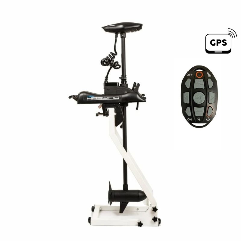 Moteur électrique Haswing Cayman B - 55 Lbs - GPS version G1.6 - arbre 137 cm