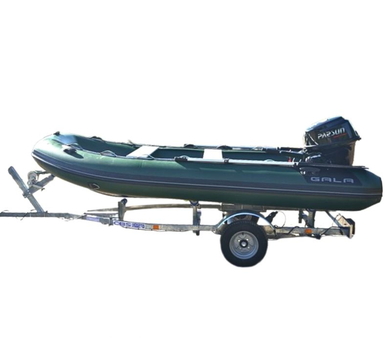 Pack prêt à naviguer bateau semi-rigide GALA 360 + moteur PARSUN 20cv + remorque CBS