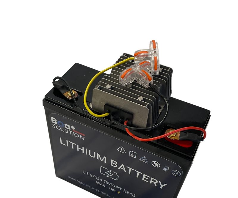 Régulateur de tension pour échosondeur pour Batterie lithium Lifepo4 Boat Solution France