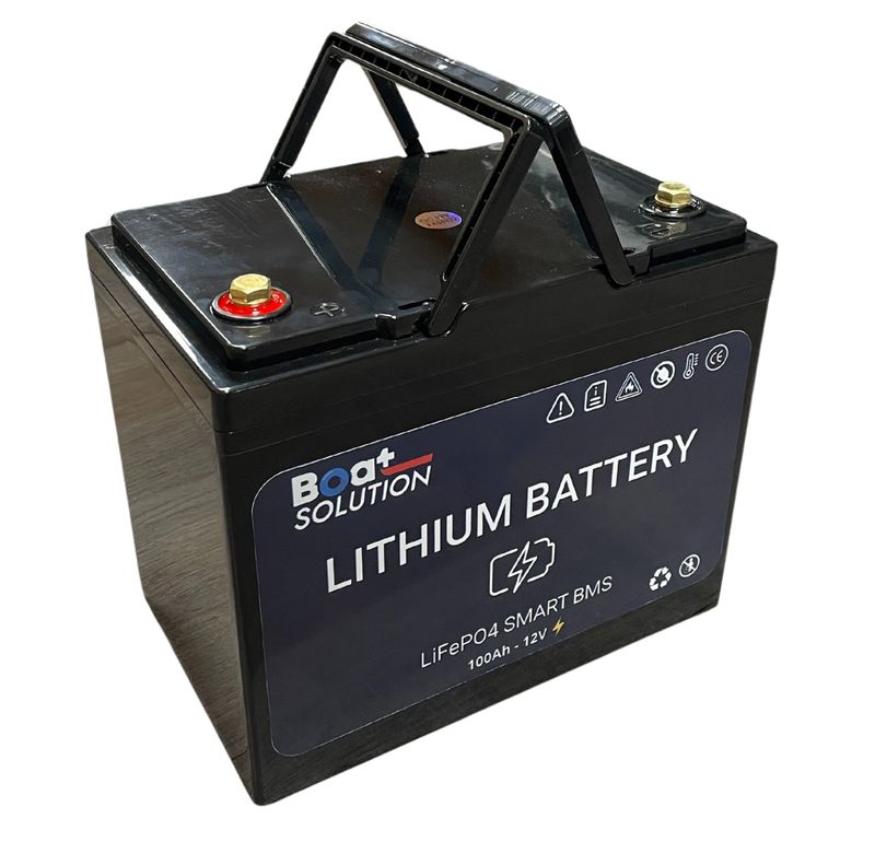 Batterie lithium Lifepo4 12V 100A Boat Solution France