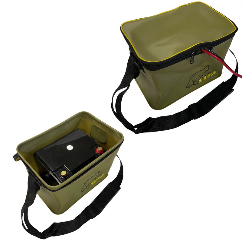 Sac EVA imperméable | 30x20x22cm pour Batterie lithium Lifepo4 12V 50A