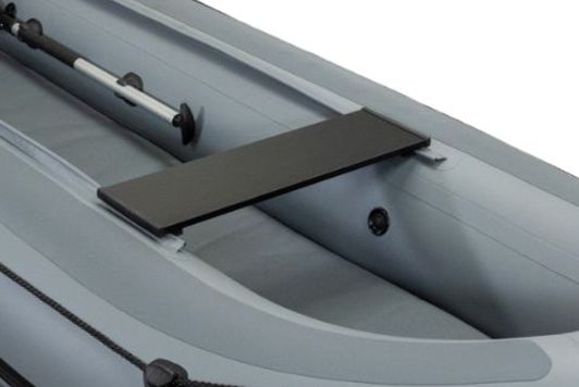 Banc en aluminium noir pour bateau Hybrid | Boat Solution France