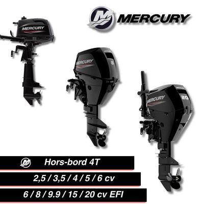 Moteur thermique Mercury FourStroke 2.5 - 20 cv