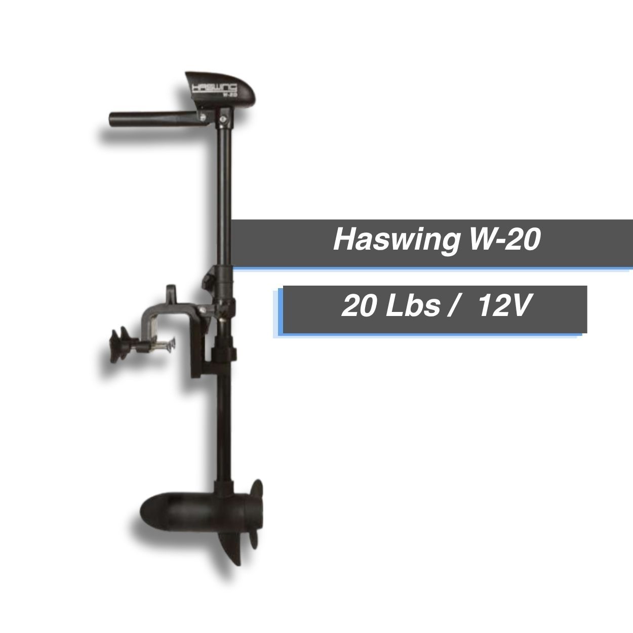 Moteur Electrique Haswing W-20 - 20 Lbs - 12 V