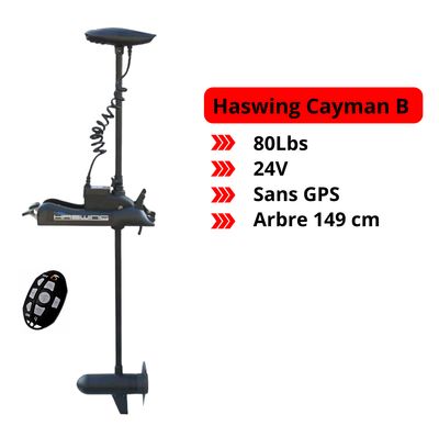 Moteur électrique Haswing Cayman B - 80 Lbs - 24 V
